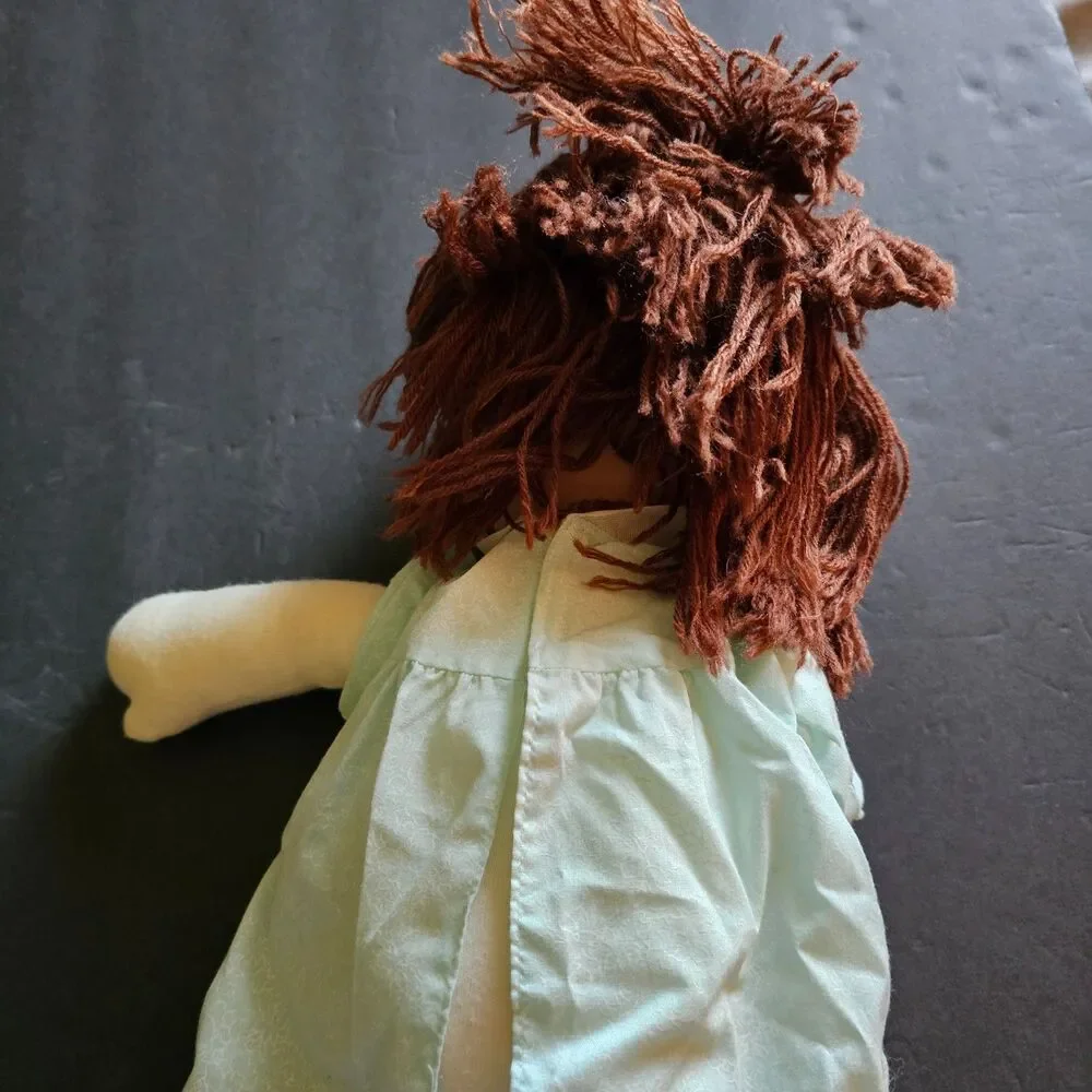 Vtg Ivy Cottage Violet Pickles Rag Doll with Bear Made Especially for You 19